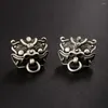 Dingle örhängen verklig S925 Sterling Silver Lucky Bless Pixiu Stud Woman Man Gift