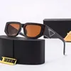 Nouvelles lunettes de soleil de créateur, lunettes de haute qualité, verres UV400, couleurs mélangées pour hommes et femmes, signature triangulaire en option avec boîte d'origine
