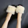 Slippers Otter Rabbit Hair Fur Slippers Creepers Solid Trendy Platform Shoes Woman Outwear Cozy Slides Brief Brand Feather Flipflops 231219