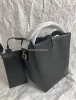 NIEUWE LE 37 Designer Emmer Schoudertassen Tote Dames Glanzend Echt Leer Crossbody Tassen 2-in-1 Mini Portemonnee Luxe Handtassen Effini 7A Hoge Kwaliteit