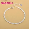 Anklets Tren Women Foot Chains Adjustable jer Charm 925 Sterling Silver Anklets Bohemia Jewelry Summer Holiday DesignL231219