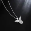 Pendant Necklaces 18 Inches Angel Wing For Women Sense Of Fashion Alternative Temperament Designer Jewelry Party Gift Wholesale