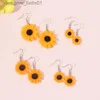 Stud Small Big Sunflower Flower Harts Earrings For Women Korean Fashion Funny Designer örhängen Elegant Unique Geometric Earring Func24319