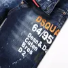 2 Ny designer Mens Jeans Skinny Pants Casual Luxury Jeans Men Fashion Distressed Ripped Slim Motorcycle Moto Biker Denim Hip Hop Pants#313