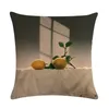 Housse de coussin en lin Design Fruits, 45cm, motif Fruits, fraise, raisin, Etc, étui décoratif pour canapé, ZY216