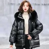 2023 Aangepaste mode, casual vrouwelijke dames, donsvulling, lange plus size damesjas en puffer-winterjas voor dames