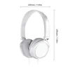 Écouteurs de téléphone portable Casque filaire 3 5 mm Basse stéréo pliable avec microphone Casque réglable adapté aux écouteurs mobiles Pc Mp3 231218