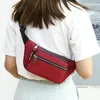 Waist Bags 2024 Oxford Cloth Bag Zipper Chest Sport Travel Girl Belly Pocket Hip Bum Fashion Phone Fanny Pack For Women