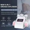 Integrated 6 in 1 Machine 80Khz Cavitation Grease Explosion Body Sculpt Vacuum RF Scraping & Cupping Therapy Skin Detox Body Massager
