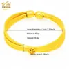 Bangle Luxo Flor Dubai Cor de Ouro Bangles para Mulheres 24k Banhado Indiano Africano Pulseiras Charme Casamento Etíope Árabe Jóias 231219