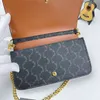 Clássico Felicie Pochette Chains Bolsas de Ombro Moda Varejo Couro Senhora Embreagem Crossbody Bolsas Mulheres Portáteis Flap Designer Carteiras Tofu Bag