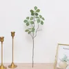 Decorative Flowers Artificial Green Plants Fake Long Branch Leaves For Home Wedding Indoor Garden Decoration Vase Living Room Table DIY