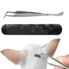 Dog Apparel Dual-Tipped Tick Remover Tool Professional Removal Tweezers For Humans Pets Flea And With Storage