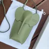 Designer kvinnors anagram elefant koppling väskor axel handväska äkta läder kors kropp lyxhöljet telefonpåse