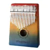 Party supplies 17 Keys Kalimbas Mahogany Thumb Piano Reed 17 Key Music Keyboard Wooden African Kalimba Finger Piano269K