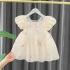 Girl's Dresses Boutique Toddler Girls Fashion Dress First 3 5 Year Summer Girl Dress Children Flower Wear Princess Dress for Girls Kids Clothes