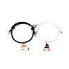 Pulseiras de elo de corrente Y4Qe Halloween Love Casal Pulseira Ímãs para atrair namoradas Corda de mão Jóias Drop entrega Otqrm