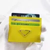 10A Designer Triangle Wallets Woman Leather Card Box محافظ