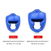 Casco da boxe Pu interamente coperto Bambini Adulti Muay Thai Allenamento Sparring Boxe Copricapo Attrezzatura da palestra Taekwondo Guardia per la testa