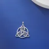 Charms 5pcs/Lot Amulet Pendants Stainless Steel Celtic Knots For Jewelry Making Wholesale Necklace Keychain Diy Accessory