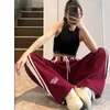 Women's Pants Harajuku Hip Hop Women Casual Sweatpants Oversize Spring Summer Elastic Waist Pocket Red Navy Blue Street Joggers Sport