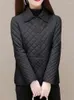 Gilets pour femmes manteau Parkas à manches longues matelassé couleur unie dames veste d'hiver dans les vêtements externes bureau dame mode coréenne
