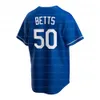 17 Shohei Ohtani 50 Mookie Betts Dodgers Maglie da baseball Clayton Kershaw Freddie Freeman James Outman Tyler Glasnow Walker Buehler Martinez Max Muncy