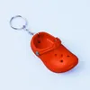 Söt 3D Mini Eva Beach Hole Little Shoe Keychain Girl Gift Bag Accessories Decoration Keyring Floating Key Chain