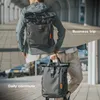 Schultaschen Herren Rucksack Wasserdicht DamenReise Erweiterbar Große 15,6 Zoll Laptoptasche Mochilas Urban Rucksäcke Herren 231219