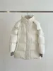 Zima nowe koreańskie designerskie wiatroodporne kontrastowe kolor kokonu w kształcie kokonu w kształcie kokonu w kształcie ciepłej dolnej kurtki w kształcie długości