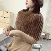 Scarves Natural Real Rex Rabbit Fur High Elastic Shawl Collar Woven Scarf Shoulder Cover for Women To Keep Warm Autumn and Winter 231218