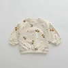 Ensemble de vêtements pour enfants, pull-over, ours souriant, costume pour fille, pull + pantalon, décontracté, deux pièces, nouvelle collection automne 7644, 2023, L231215