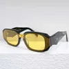 24ss Fashy Designer Женская символа ацетата геометрические солнцезащитные очки Золотая рама не совместима с градуированными очками линз PR160S 2024