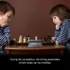 Satranç Oyunları Yarışması Yukarı Timer Profesyonel Dijital Satranç Saati Plastik Pil Planlı Hafif Durak Çürüm Yönetim Kurulu Oyunu 231218