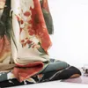 Foulards Tendance de la mode Imitation Cachemire Écharpe pour femme imprimée Style chinois élégant Vêtements de châle chauds et résistants au froid