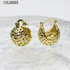 Dangle Chandelier 10 paires de belles boucles d'oreilles géométriques métalliques de Style tissé, bijoux de fête épais, cadeau pour femmes 30680 231218