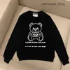 Moletons Moschino Impressão gráfica Hoodies Perfeito Oversized Outono Mulheres Designers Hoodys Sweater Sports Round Neck Manga Longa 2CH3