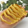 Bracciale ANIID Gioielli africani Braccialetti Bracciale arabo Fascino Marchio nigeriano Regali per feste di nozze da donna Braccialetti placcati oro 231219