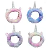 Acessórios para o cabelo 2xpc Sweat Hairband para meninas banda de pelúcia de bandeira de animal de cabeça