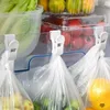 Кухонные зажимы для хранения продуктов в морозильной камере, бытовые пластиковые прозрачные пакеты, сортировочный разделитель, зажим для уплотнения дверного контейнера