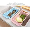 Kitchen Storage Plastic Drain Basket Beautiful Shape Filter Rack Drainage Tools Household Products High Quality Material