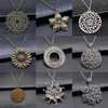 Pendant Necklaces Vintage Necklace Mandala Flower Decoration Jewelry Tools