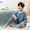 Pajamas Winter Warm Flannel Pajamas for Teens Girls Clothes Plush Velvet Children's Pajamas Cartoon Sleepwear Pyjamas Kids Night Suit