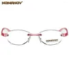 Okulary przeciwsłoneczne TR90 Ultra światła pamięć moda Różowa rama przeciw fatdze beztłuszczowa beztłuszczowa okulary odczytu 0,75 1 1,25 1,5 1,75 2 2,25 2,5 do 4
