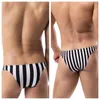 Cuecas masculinas cuecas de algodão listrado sexy slips cueca masculina calcinha masculina calcinha gay sissy para