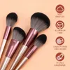 Makeup Brushes Ducare Makeup Brushes 8-14 PC med Makeup Bag Cosmetic Makeup Brush Set for Foundation Blending Blush Eye Shadow Nylon Hair 231218