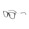 Sunglasses Frames Glasses For Female Full Rim TR90 Frame Eyewears Retro Brand Anti-Blue Light Lenses Myopia Spectacles