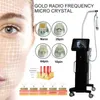 Prix d'usine Microneedle Radiofréquence Machine anti-âge pour le resserrement de la peau Vergetures Améliorer le dispositif anti-rides Micro Crystal Golden RF