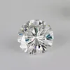 Zaoferuj test certyfikatu dodatniego koloru ij okrągły genialny cięcie 1ct 6 5 mm VVS Clarity Lab Diamond Moissanite Diamond dla kolczyków1271k