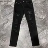 Version ires ies Jeans amari amiiri Designer Clothing amirl Jeans Denim Pants amirlies Black Diond Pierced am Mens Fashion Korean amis imiri High Street Fashio XL3X